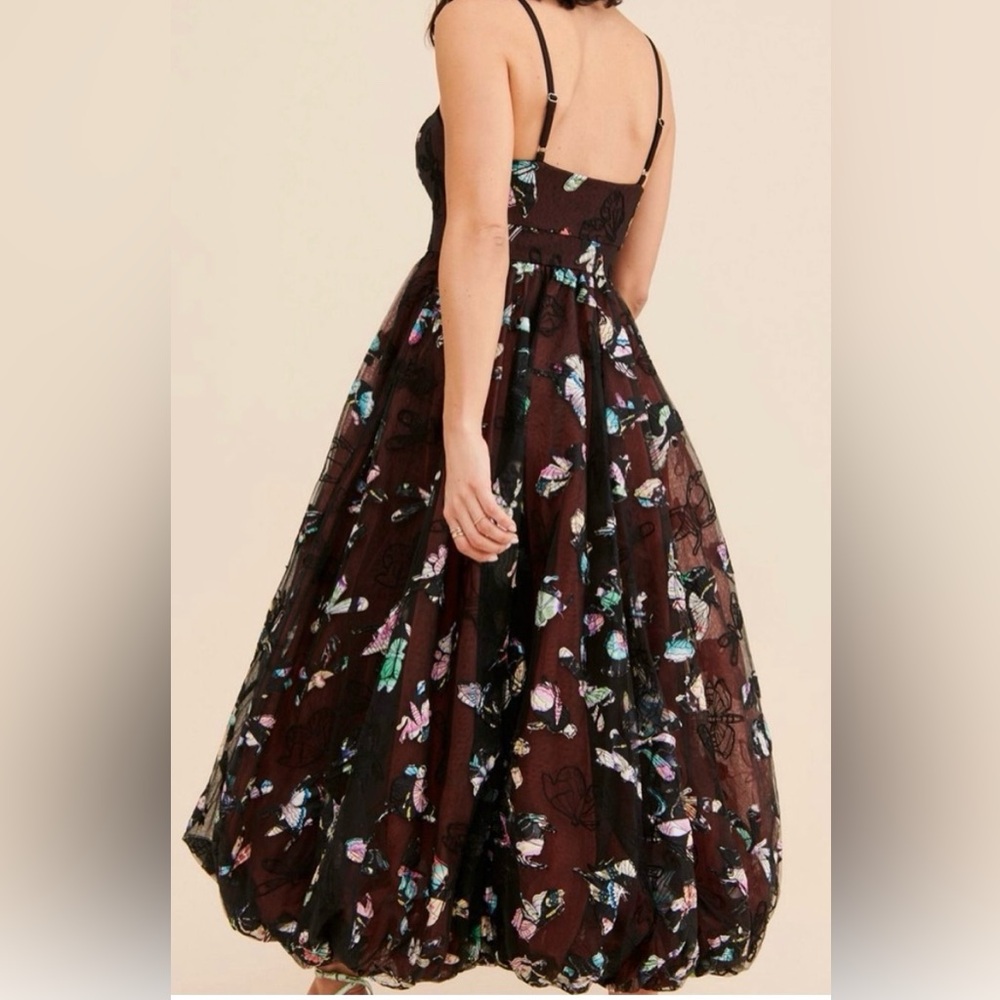 Anthropologie Geisha designs beautiful butterfly dress Like new - Picture 2 of 8